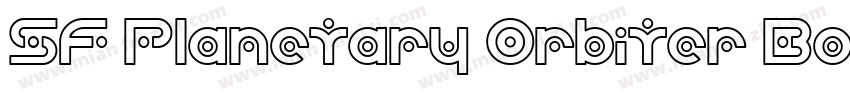 SF Planetary Orbiter Bold字体转换